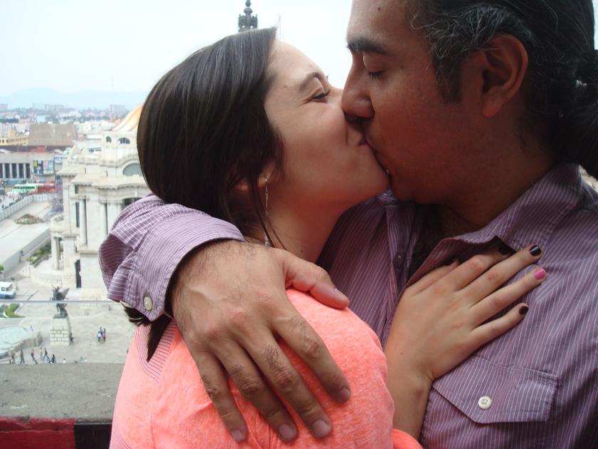 Mina y yo en el Café de la Gran Ciudad