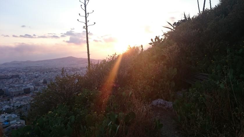 Desde el monte Licabeto