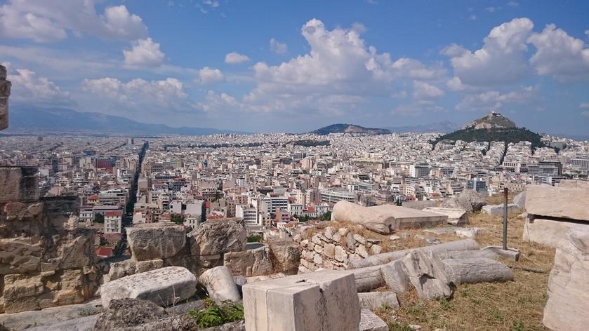 Desde la Acrópolis de Atenas