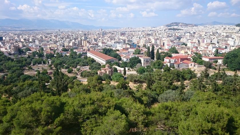 Desde la Acrópolis de Atenas