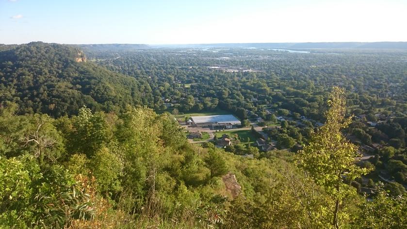 La Crosse desde Grandad Bluff Park