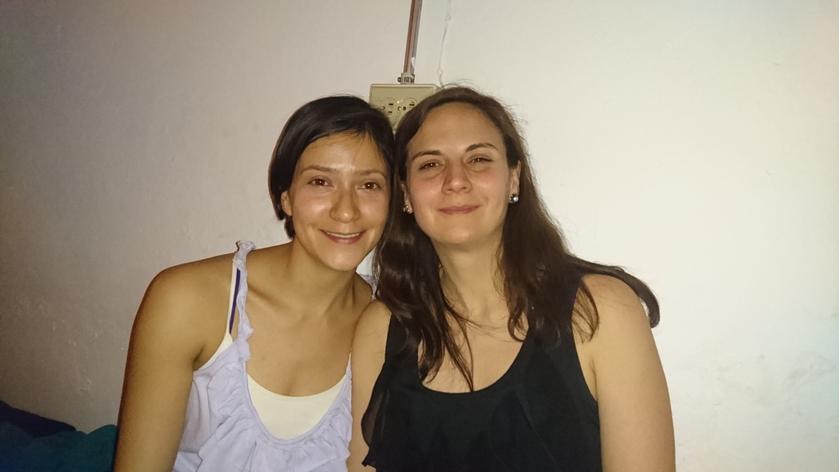 Paulina y su amiga
