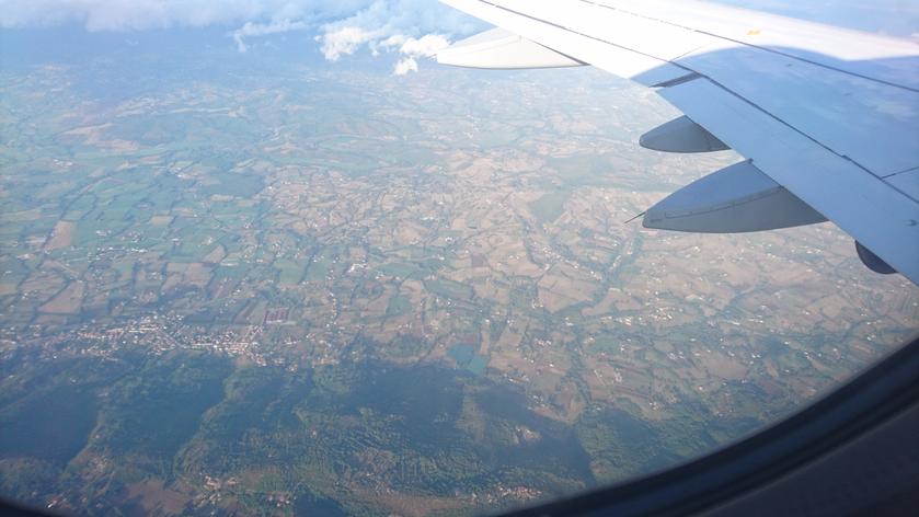 Desde el avión