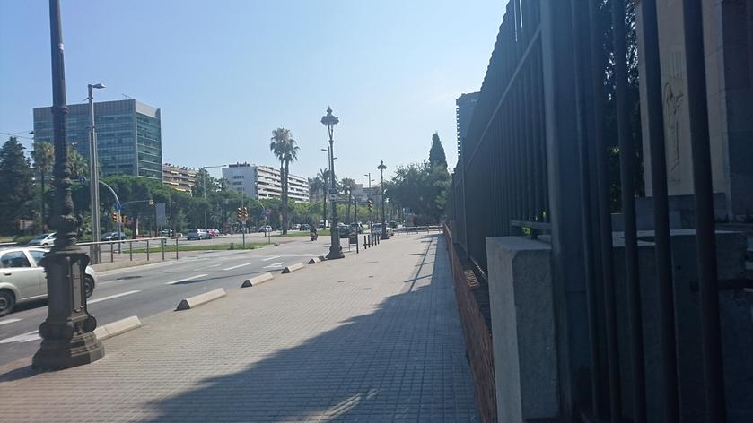 Caminando en Barcelona