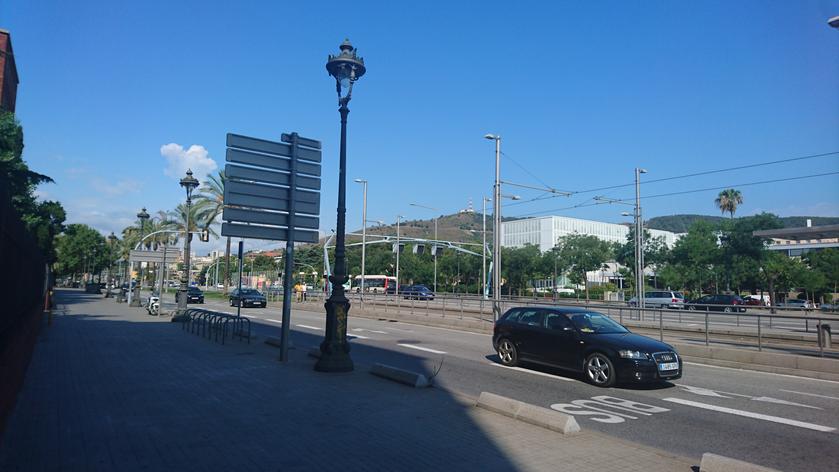 Caminando en Barcelona