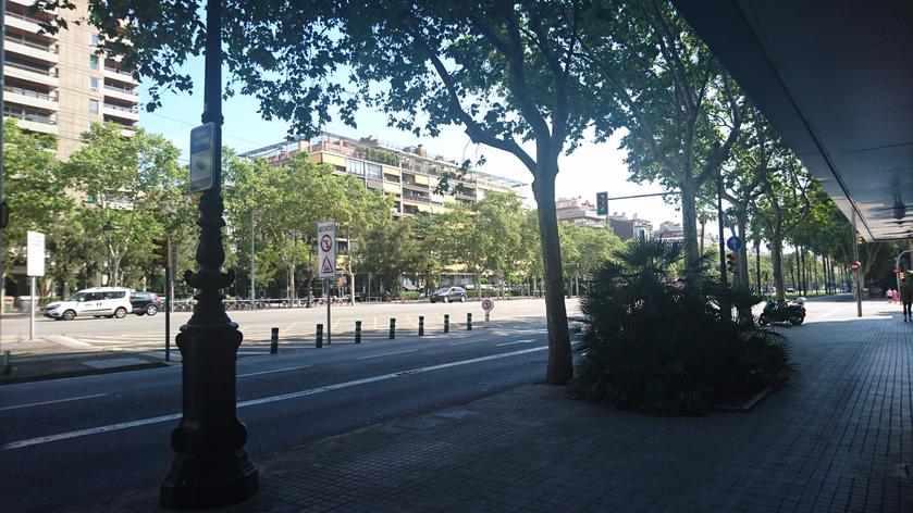 Caminando en Barcelona