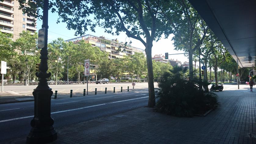 Caminando en Barcelona