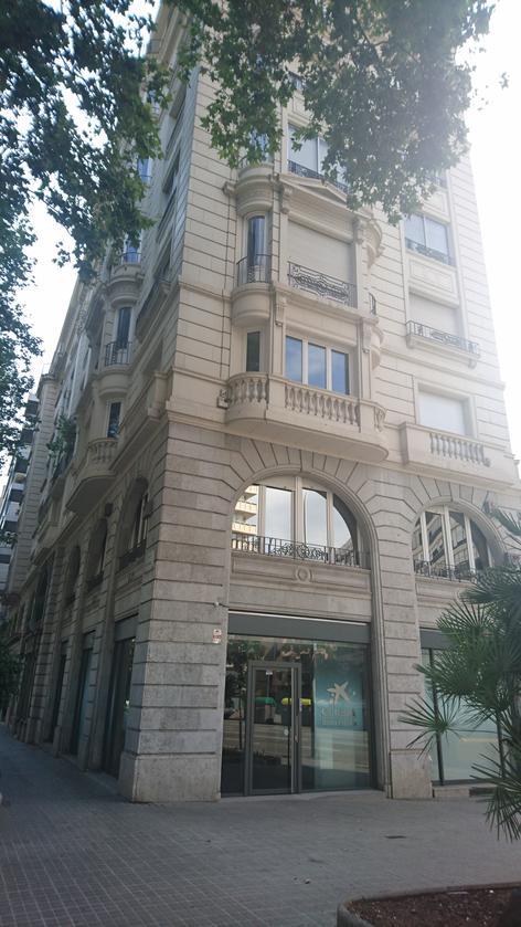 Caminando en Barcelona