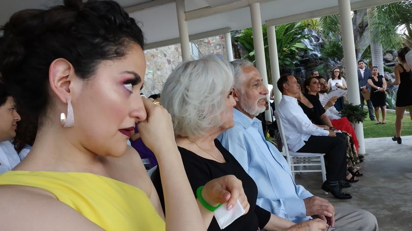 Rocío y sus papás