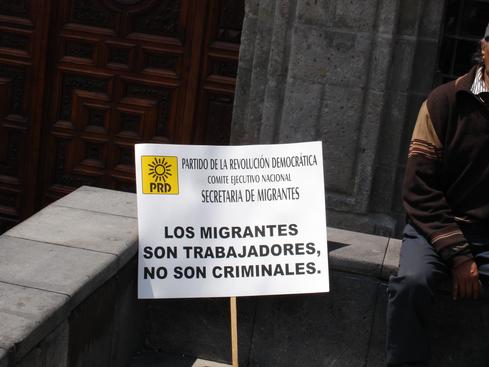 "Los migrantes son trabajadores, no son criminales"