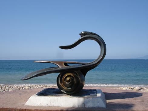 Escultura en el Malecón