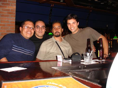 Óscar, Yo, Erick y Edgar