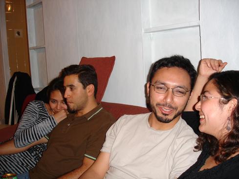 Haruko, Enrique, Juan Pablo y Mónica