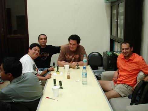 Crevel, Marco, Adrián, Javier y David