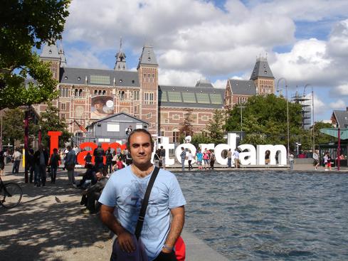 Yo en Amsterdam