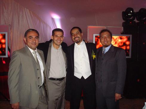 Rafa, Erick, Gustavo y yo