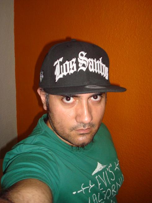 Yo con mi gorra de Los Santos