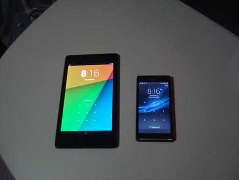 Nexus 7 y Sony Xperia SP