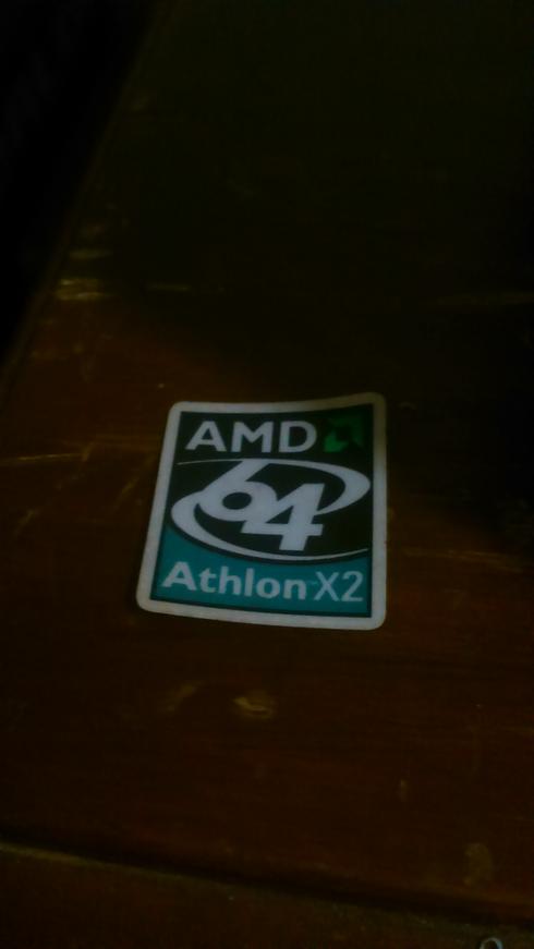 La etiqueta del AMD64 Athlon X2