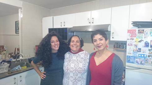 Jimena, Valeria y mi tía Tina
