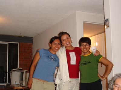 Érika, Julia y Paola