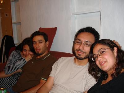 Haruko, Enrique, Juan Pablo y Mónica