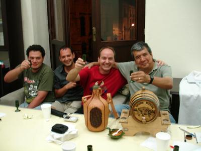 Javier, David, Oswin y Jorge