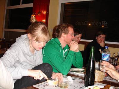 Anna, Frederik, Birgit y Aaron