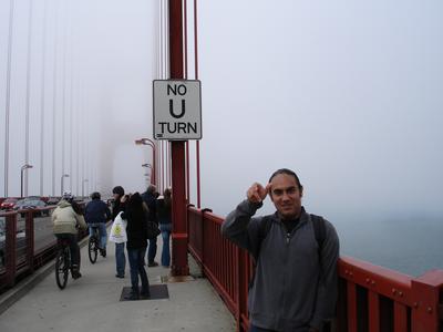 Yo en el Golden Gate