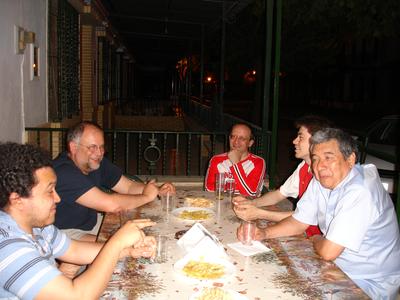 Cenando en El Rocío