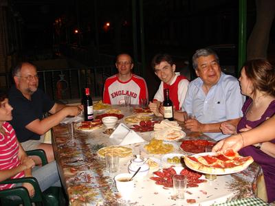 Cenando en El Rocío