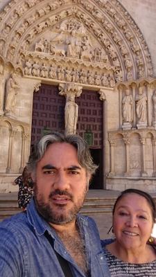Mi mamá y yo en Burgos