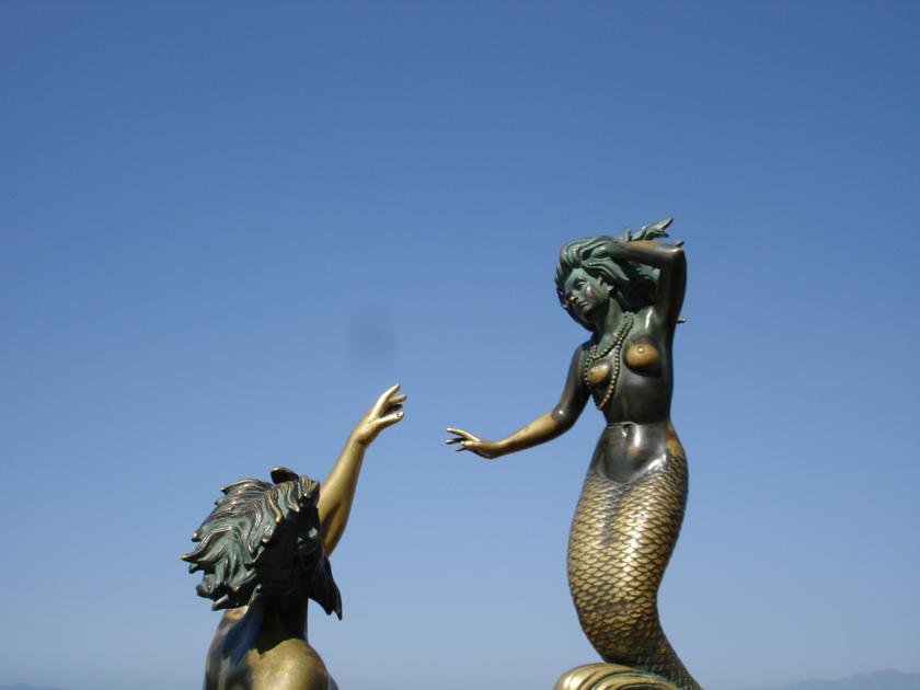 Sirena y tritón
