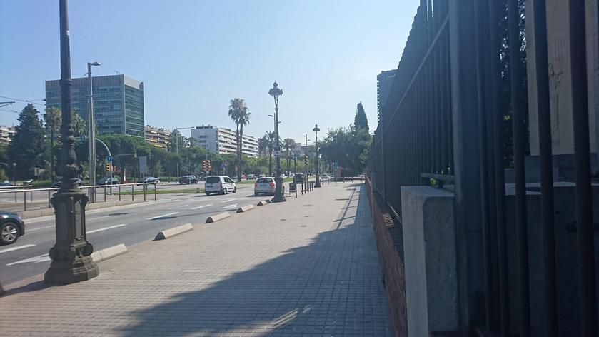 Caminando en Barcelona