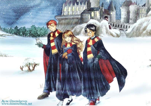 Ron, Hermione y Harry