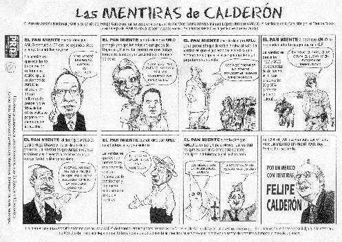 Las mentiras de Calderón