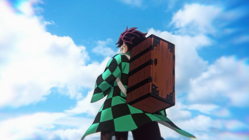 Tanjiro y su caja