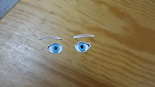 Calcomanías de ojos de Asuka